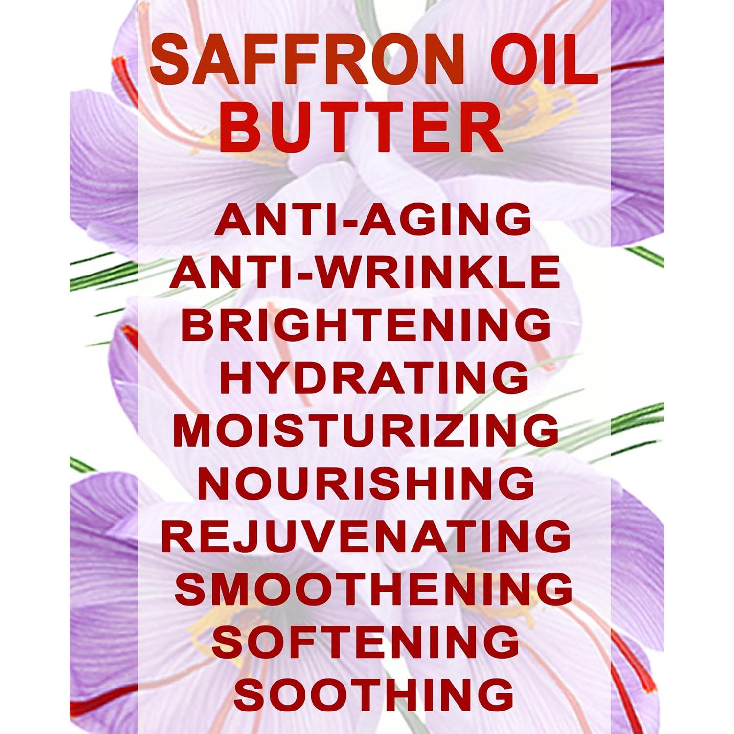 Mantequilla de Aceite de Azafrán Botánico 236.6 ml - Hidratante Natural