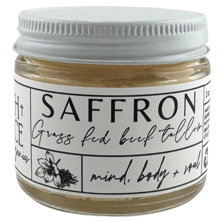 Crema de Sebo de Res Orgánico con Azafrán 226g - Cuidado Facial