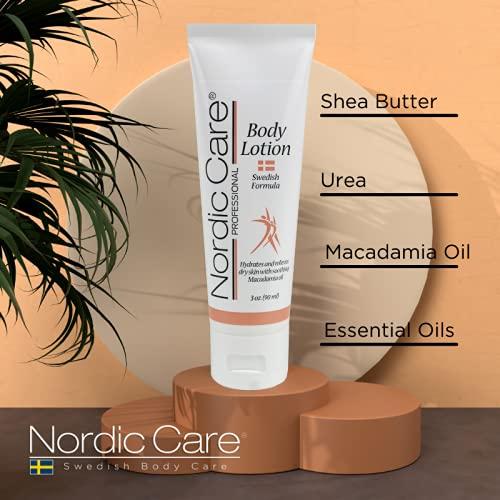 Paquete de Cuidado Corporal Nordic Care - 2 Cremas para Pies 170g y Loción 85g