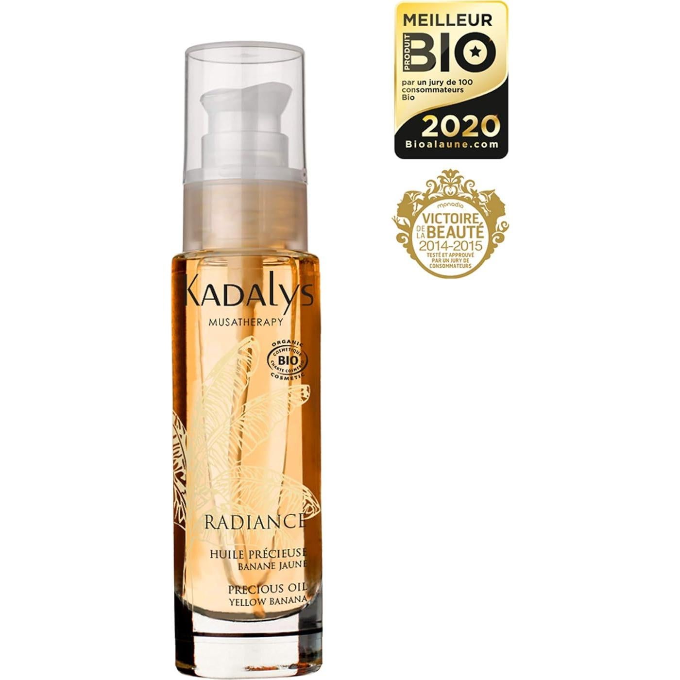 Aceite Orgánico Kadalys Radiance Plátano Amarillo 50 ml