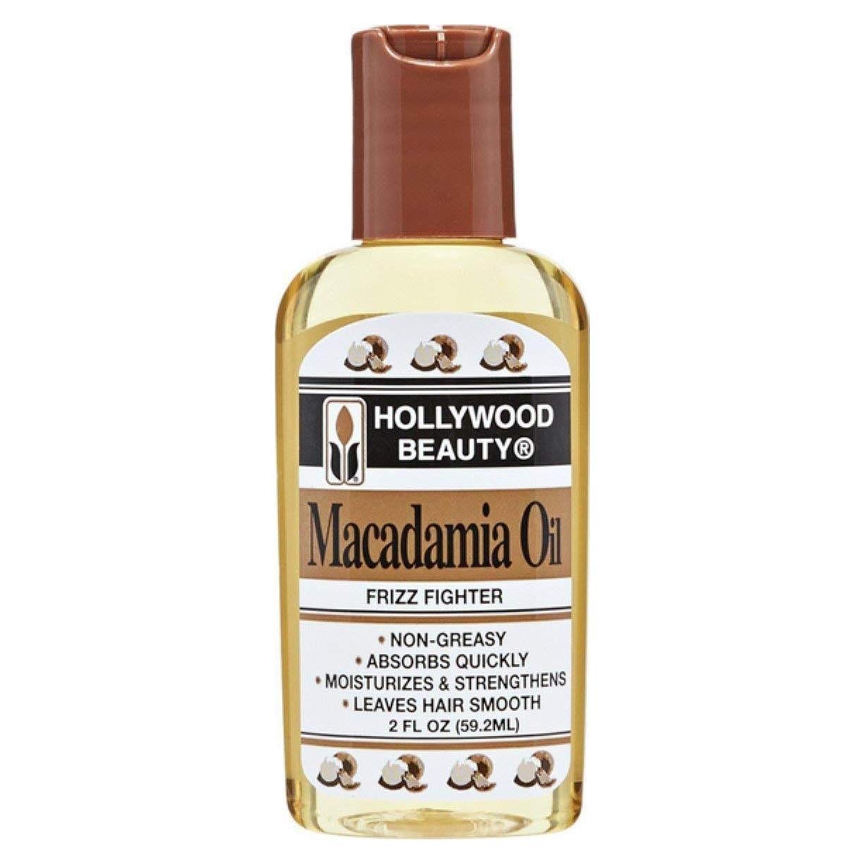 Aceite de Macadamia Hollywood Beauty 60ml - Hidrata y Fortalece