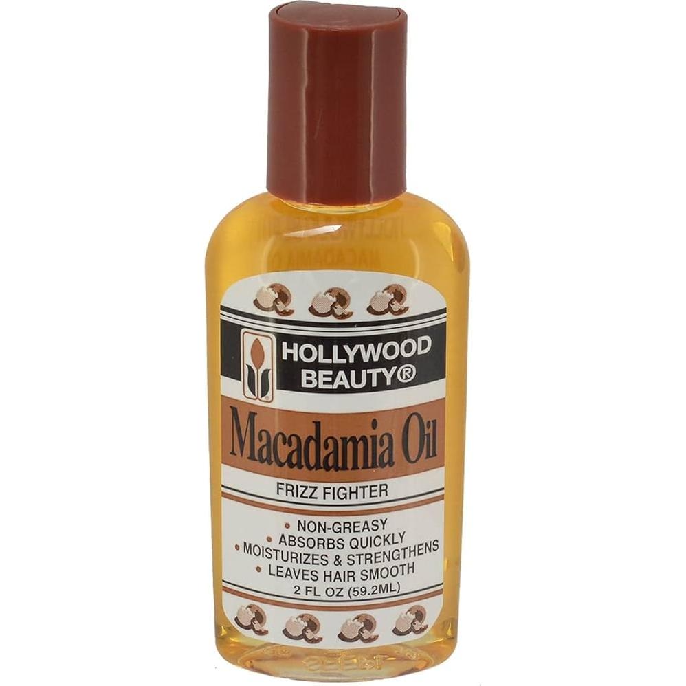 Aceite de Macadamia Hollywood Beauty 60ml - Hidrata y Fortalece