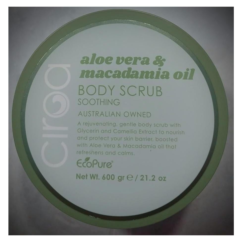 Exfoliante Corporal Ciroa Aloe Vera y Aceite de Macadamia 600g