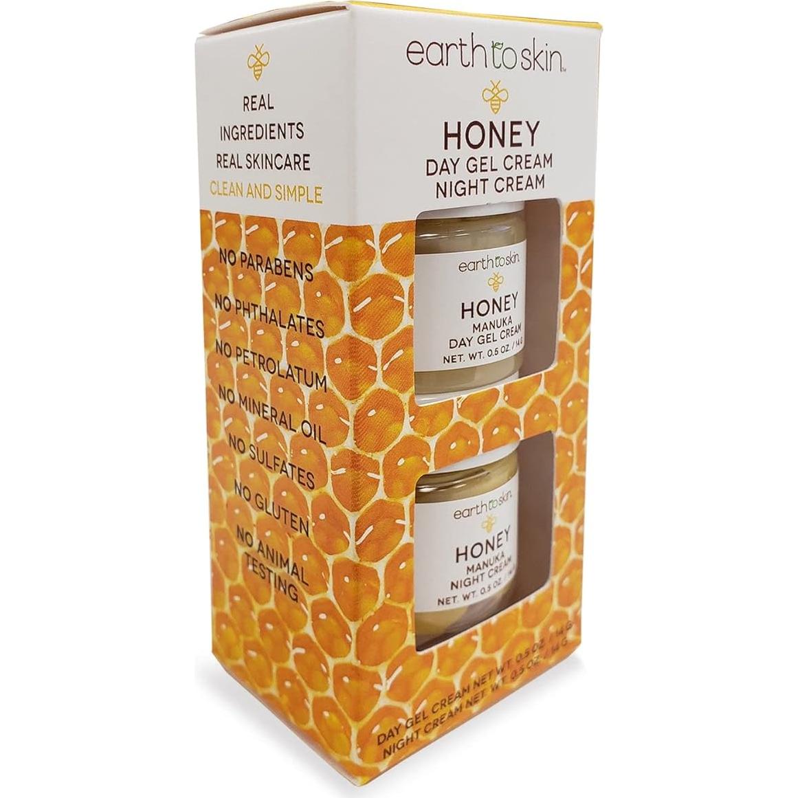 Conjunto Gel Crema de Día y Noche Earth To Skin Miel Manuka 30 ml