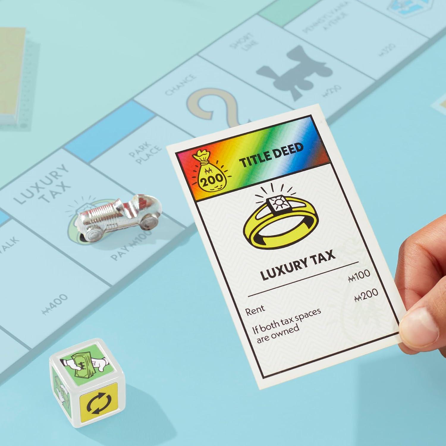 Monopoly Compra Todo Hasbro Expansión Juego Rápido 2-6 Jugadores