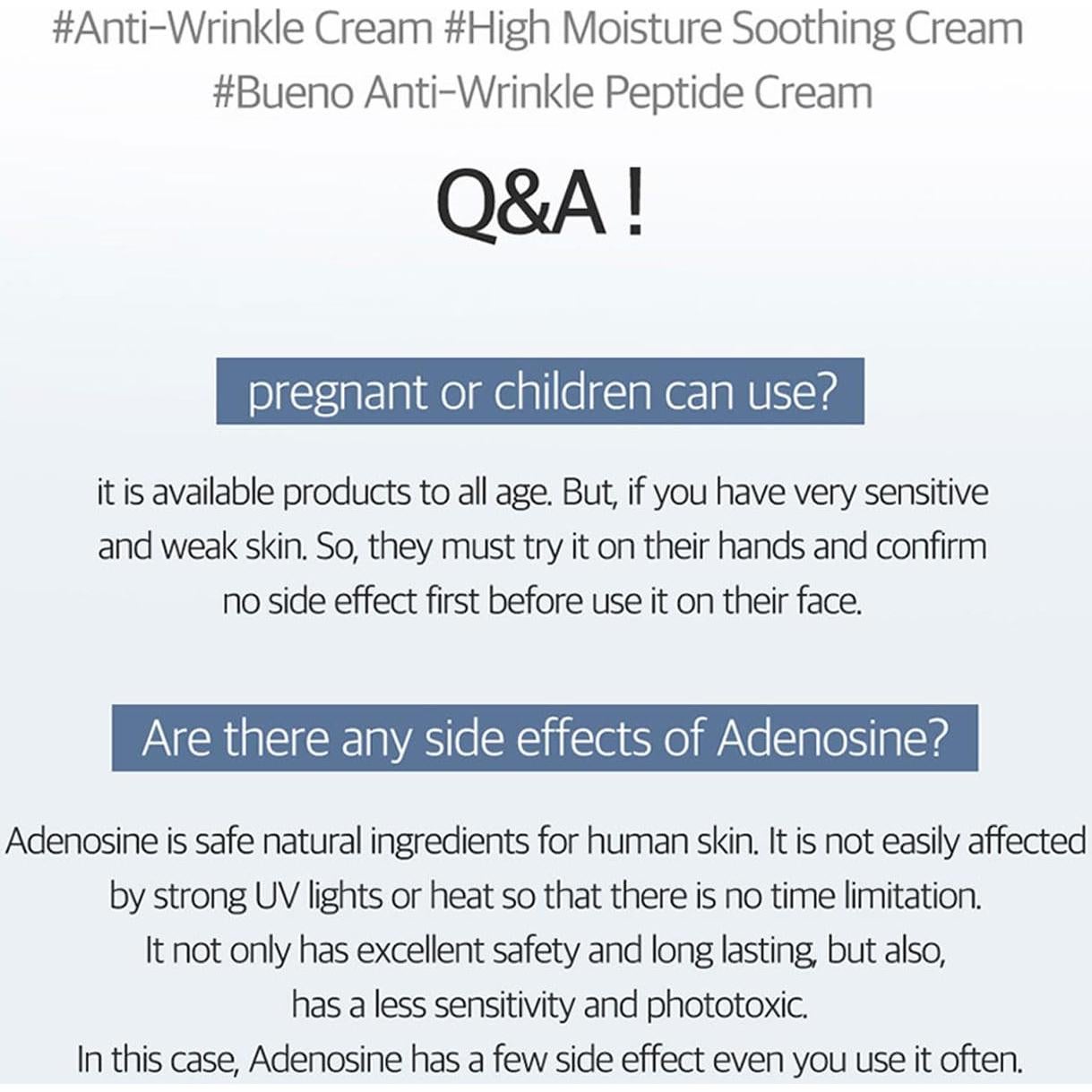 Crema Anti Arrugas Bueno Péptido 80g - Hidratante y Elástica