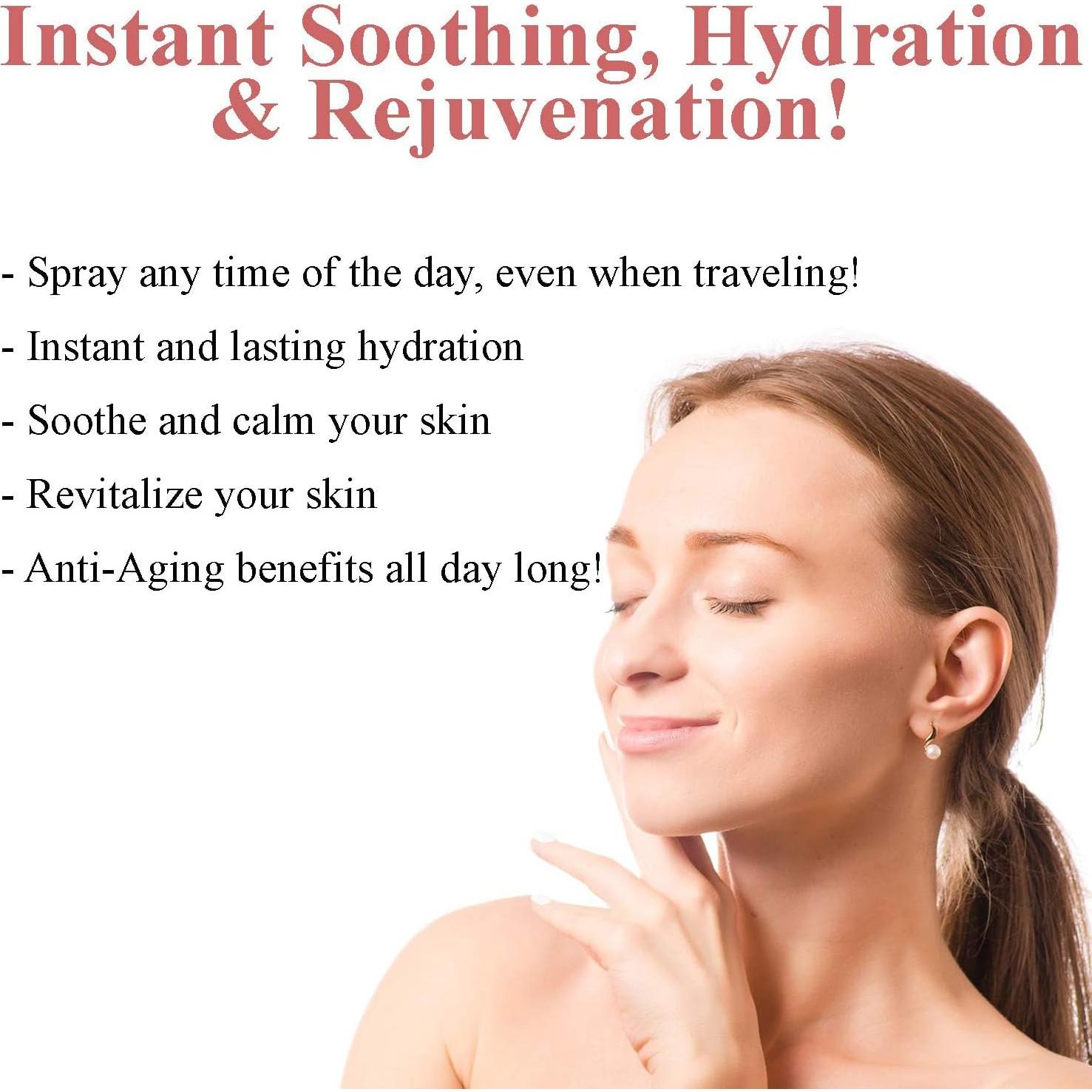 Tónico Hidratante Facial Voibella 148ml - Agua de Rosa y Aloe Vera