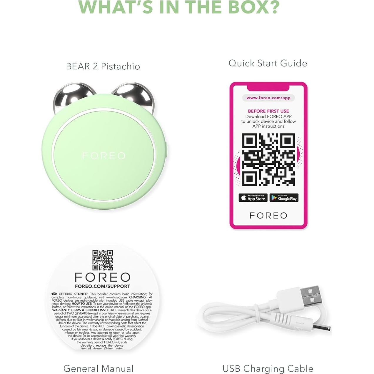 Dispositivo Facial de Microcorriente FOREO Bear 2 - Antienvejecimiento y Esculpido - Viajes