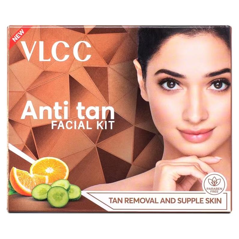 Kit Facial Anti Bronceado VLCC 60g - Exfoliante e Hidratante