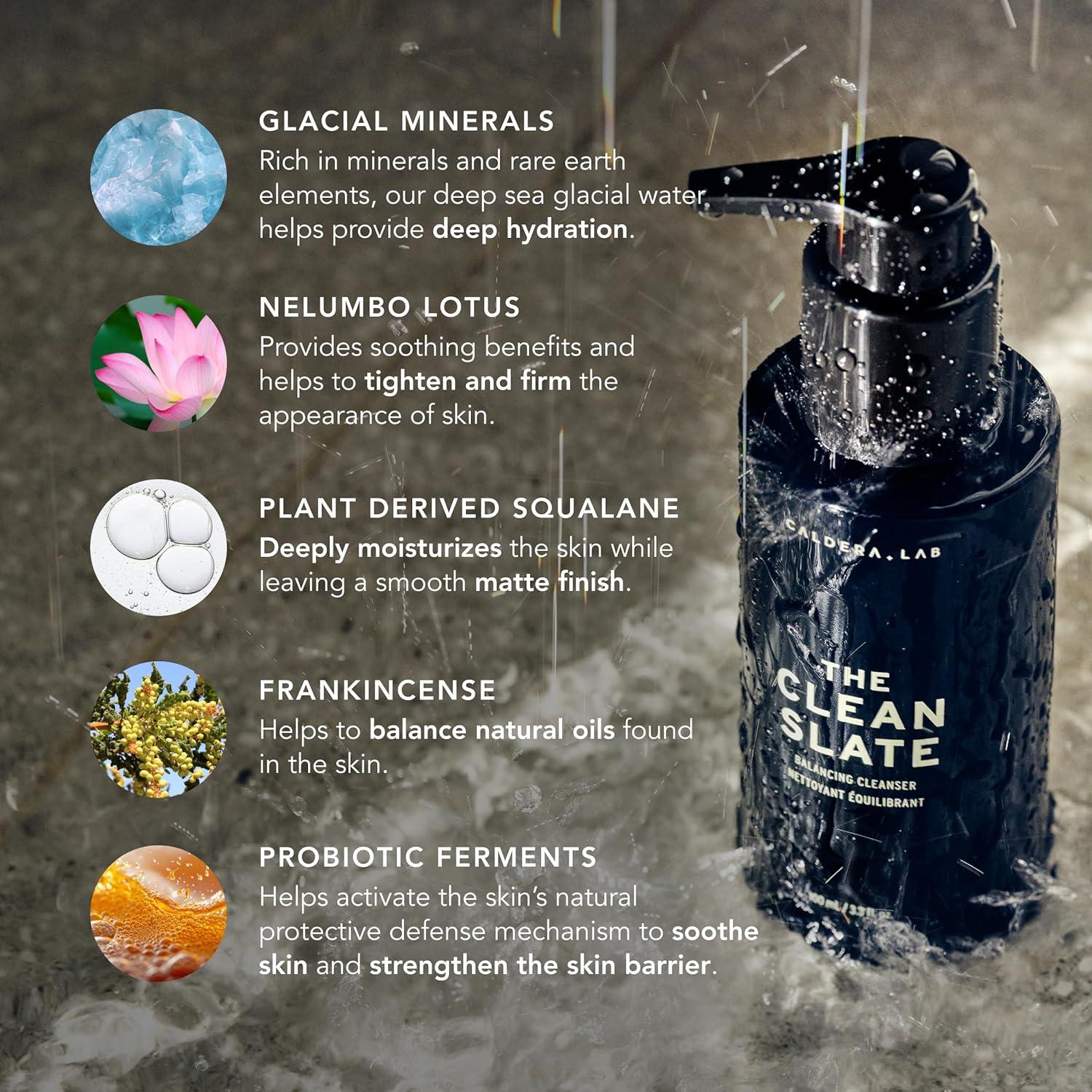 Limpiador Facial Espumoso Orgánico Caldera + Lab 280g