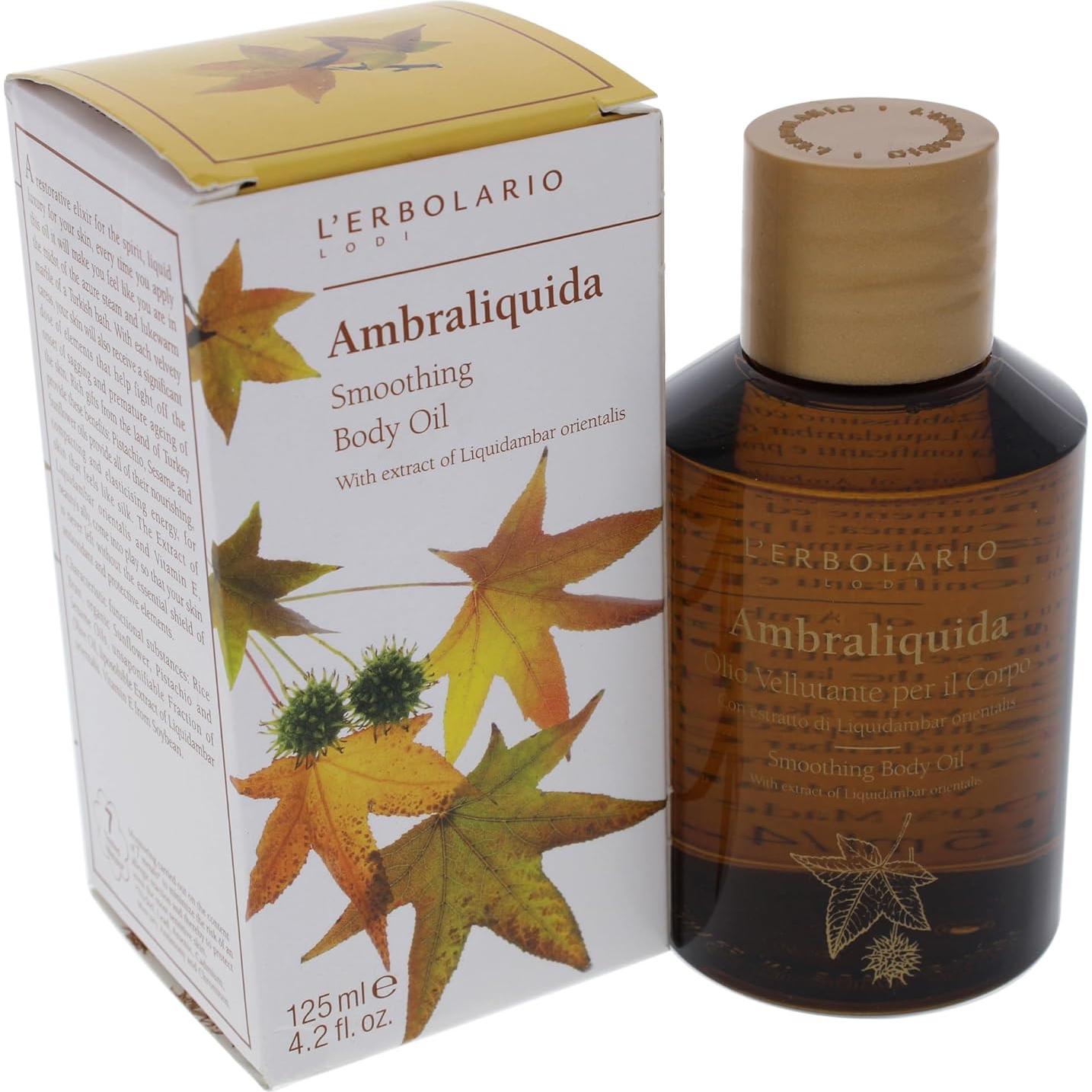 Aceite Corporal L'Erbolario Ambraliquida 120ml - Antienvejecimiento