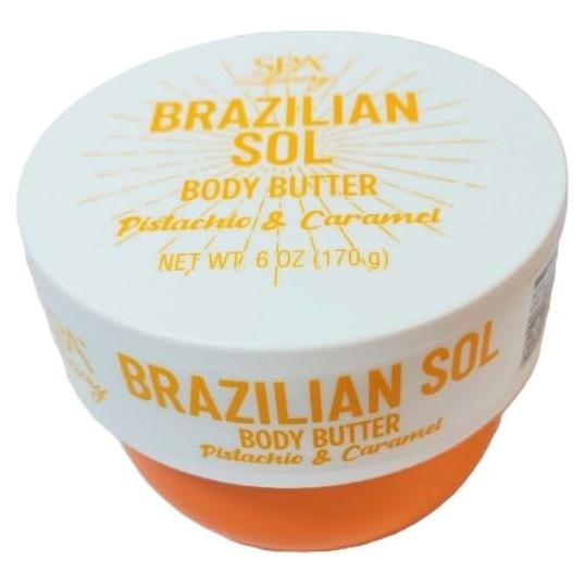 Manteca Corporal de Lujo Brazilian Sol 170g - Aroma Pistacho y Caramelo
