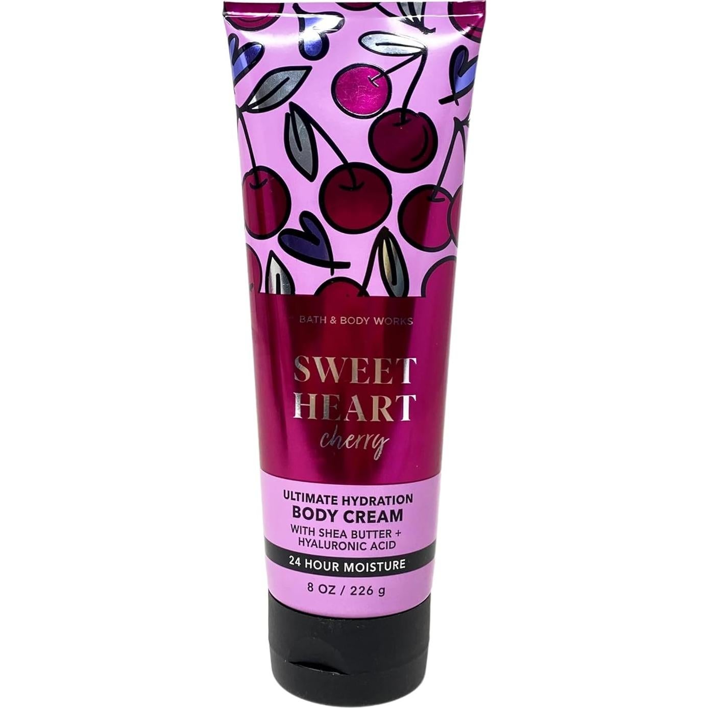 Conjunto de Regalo Sweet Heart Cherry Bath & Body Works 3 Piezas