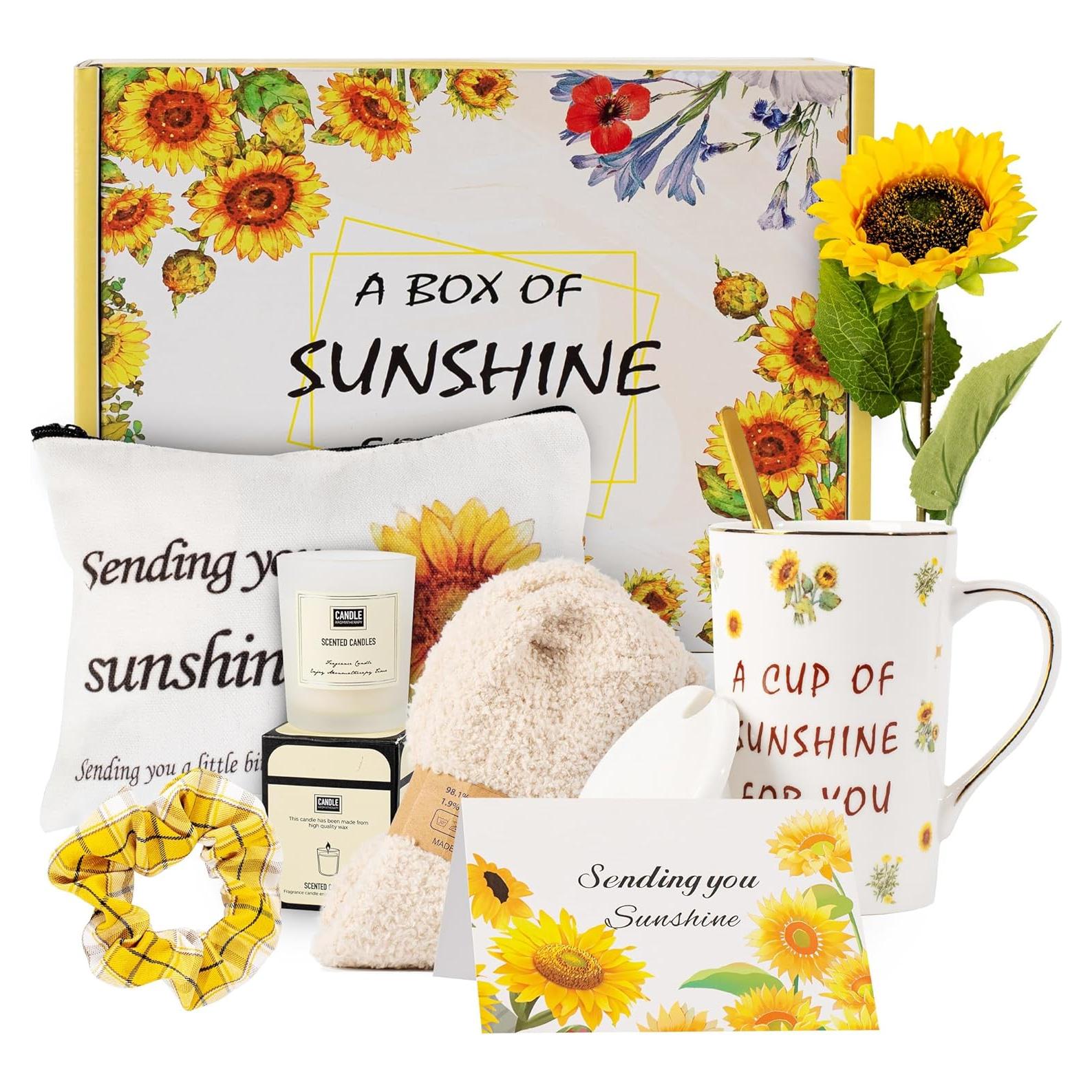 Caja de Regalo TOYIYAR de Cuidado Personal Amarillo Mediana