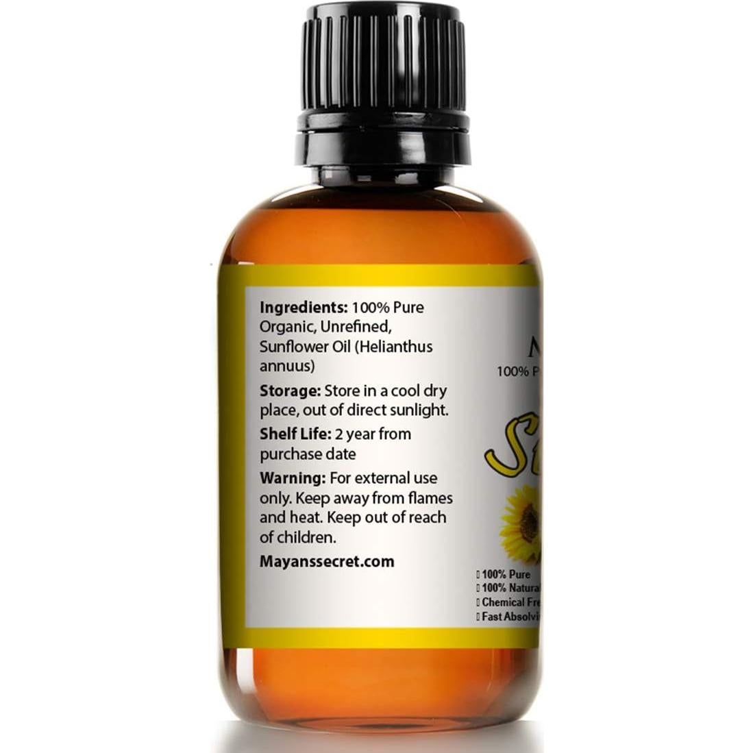 Aceite de Semilla de Girasol Mayan's Secret 118ml Orgánico