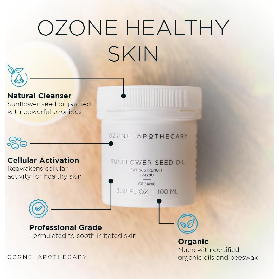 Aceite de Girasol Ozonizado Ozone Apothecary 95g - Hidratante