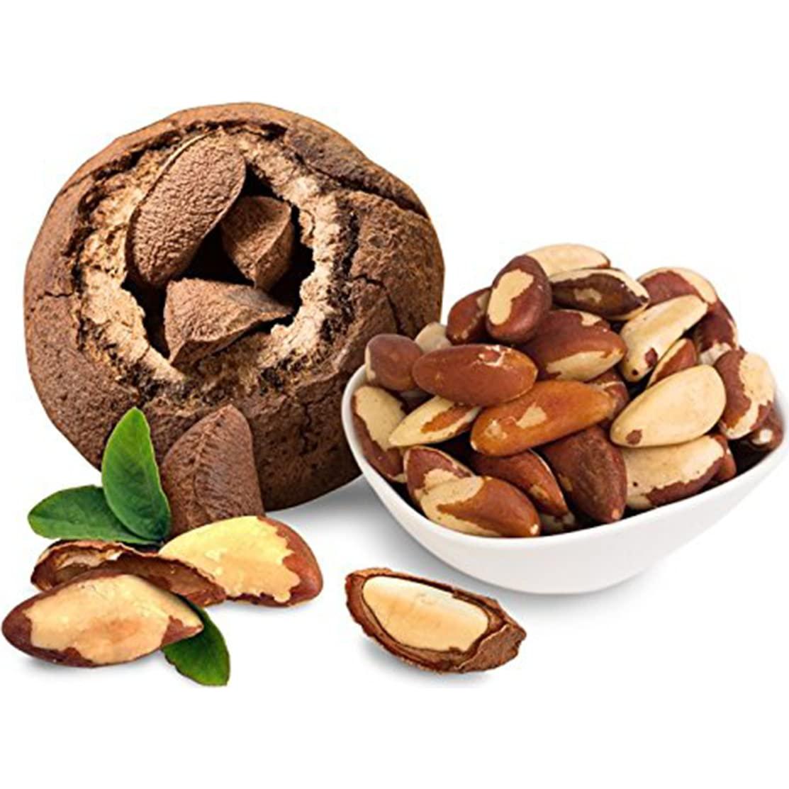 Nueces de Brasil Crudas 454 g | Veganas y Sin Gluten | Bolsa Reutilizable