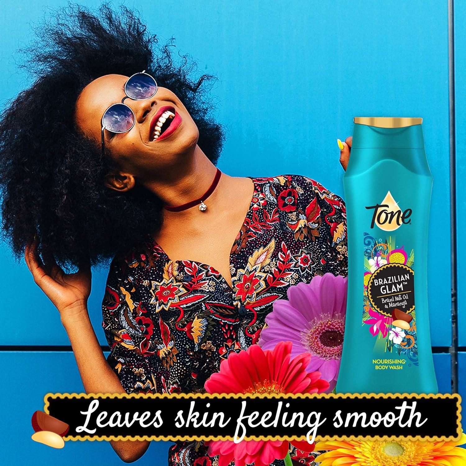 Gel de Ducha Tone Glamour Brasileño 532ml (Paquete de 6)