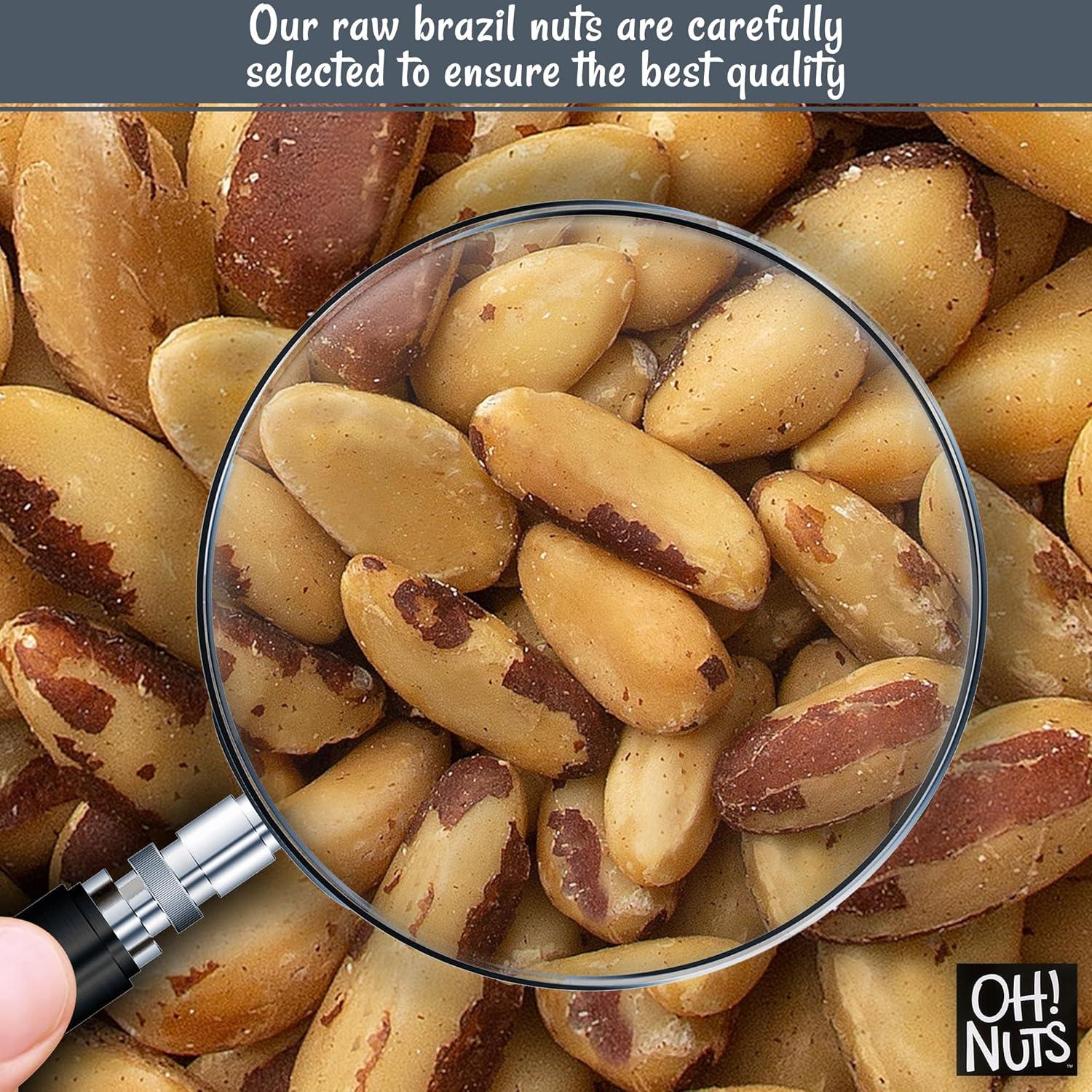 Nueces de Brasil Crudas Oh! Nuts® 0.91 kg Sin Cáscara