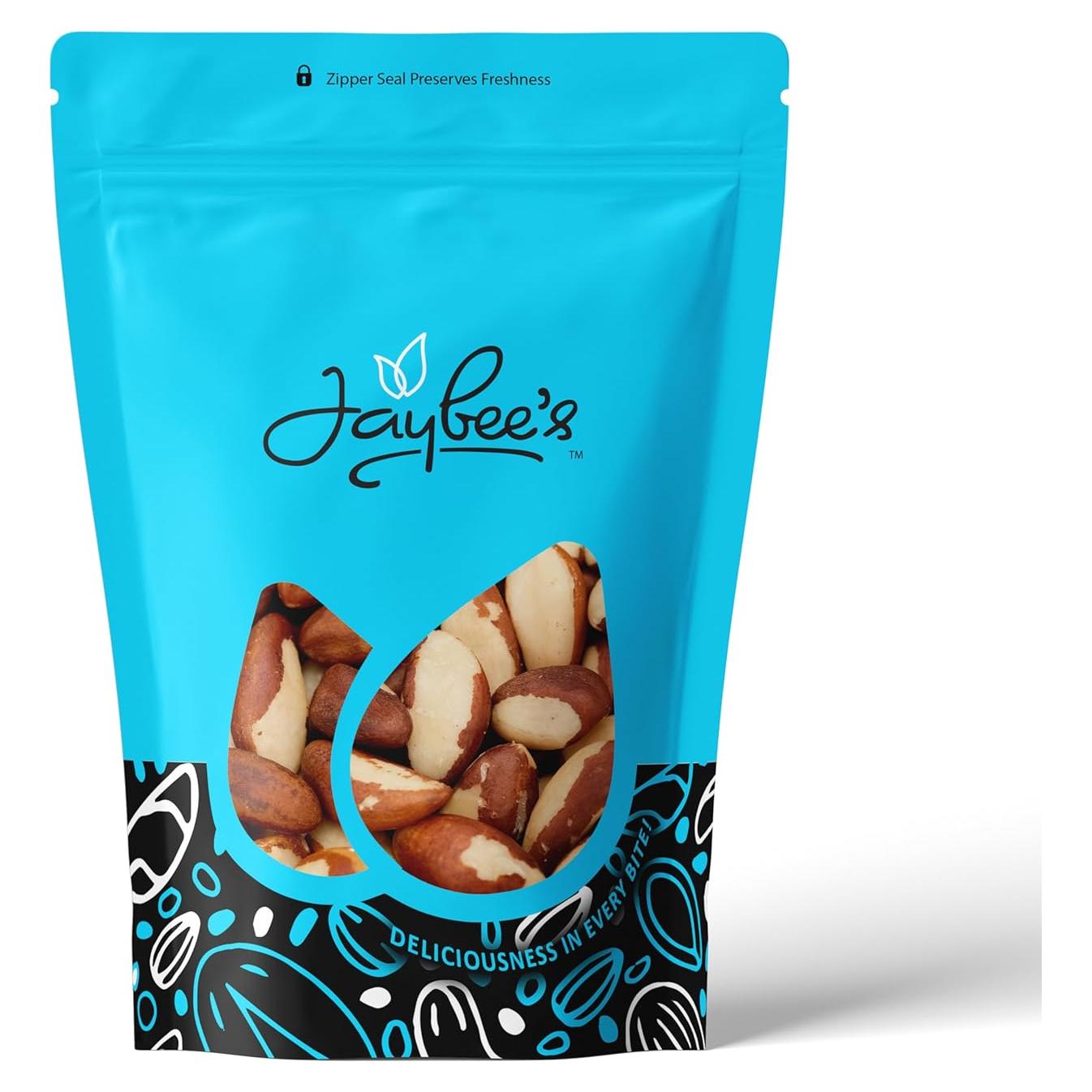 Nueces de Brasil Crudas 450g Jaybee's | Snack Saludable Sin Sal