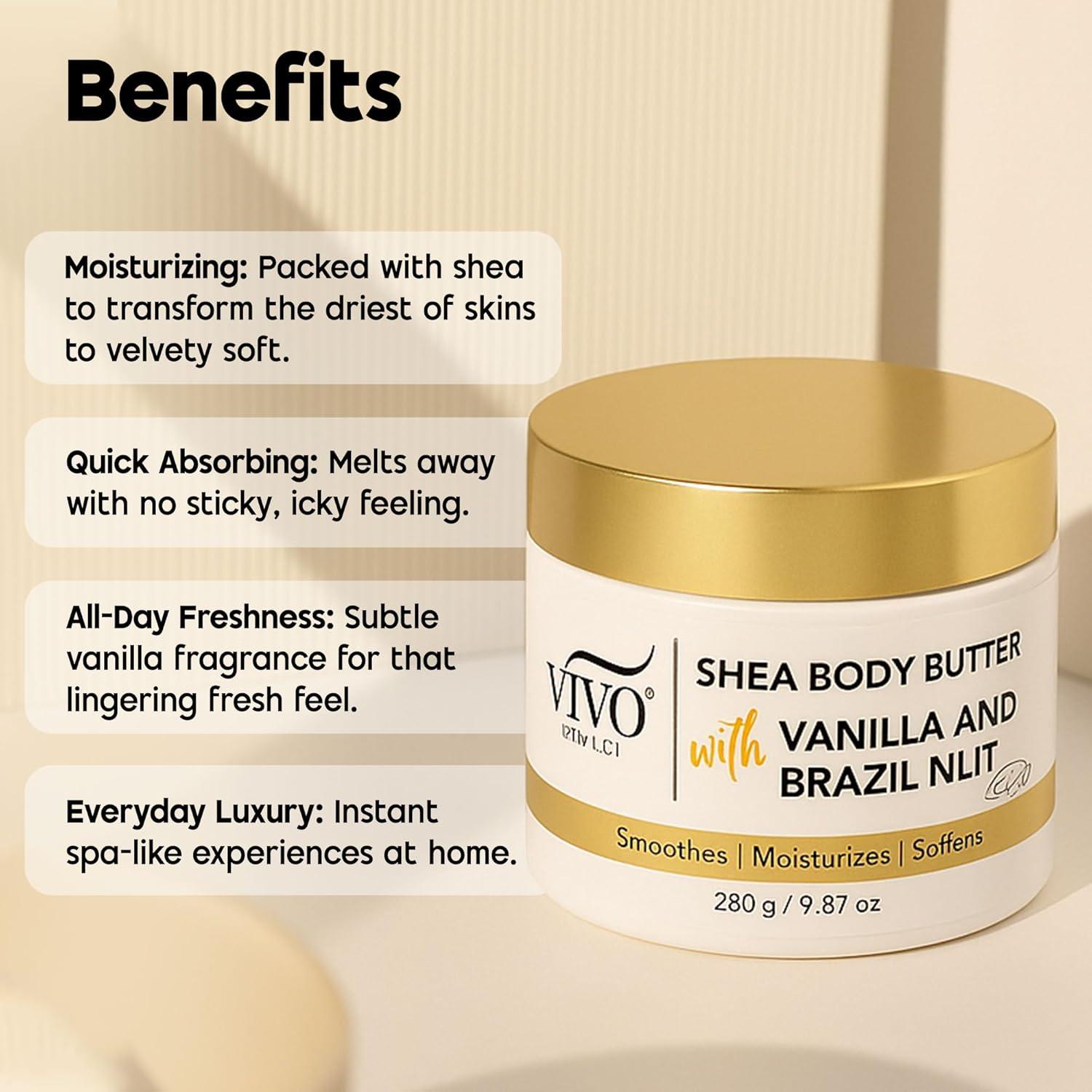 Manteca Corporal Vivo Per Lei 279 g con Nuez de Brasil y Vainilla