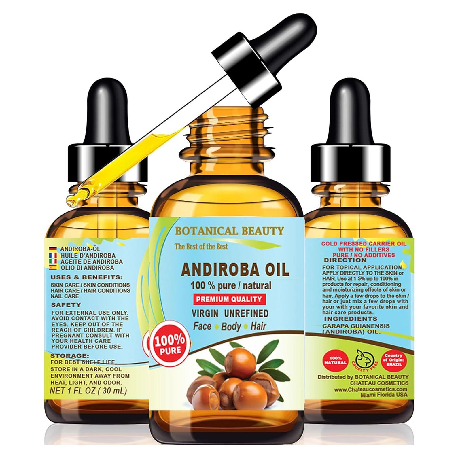 Aceite de Andiroba 100% Puro Virgen 30 ml - Botanical Beauty