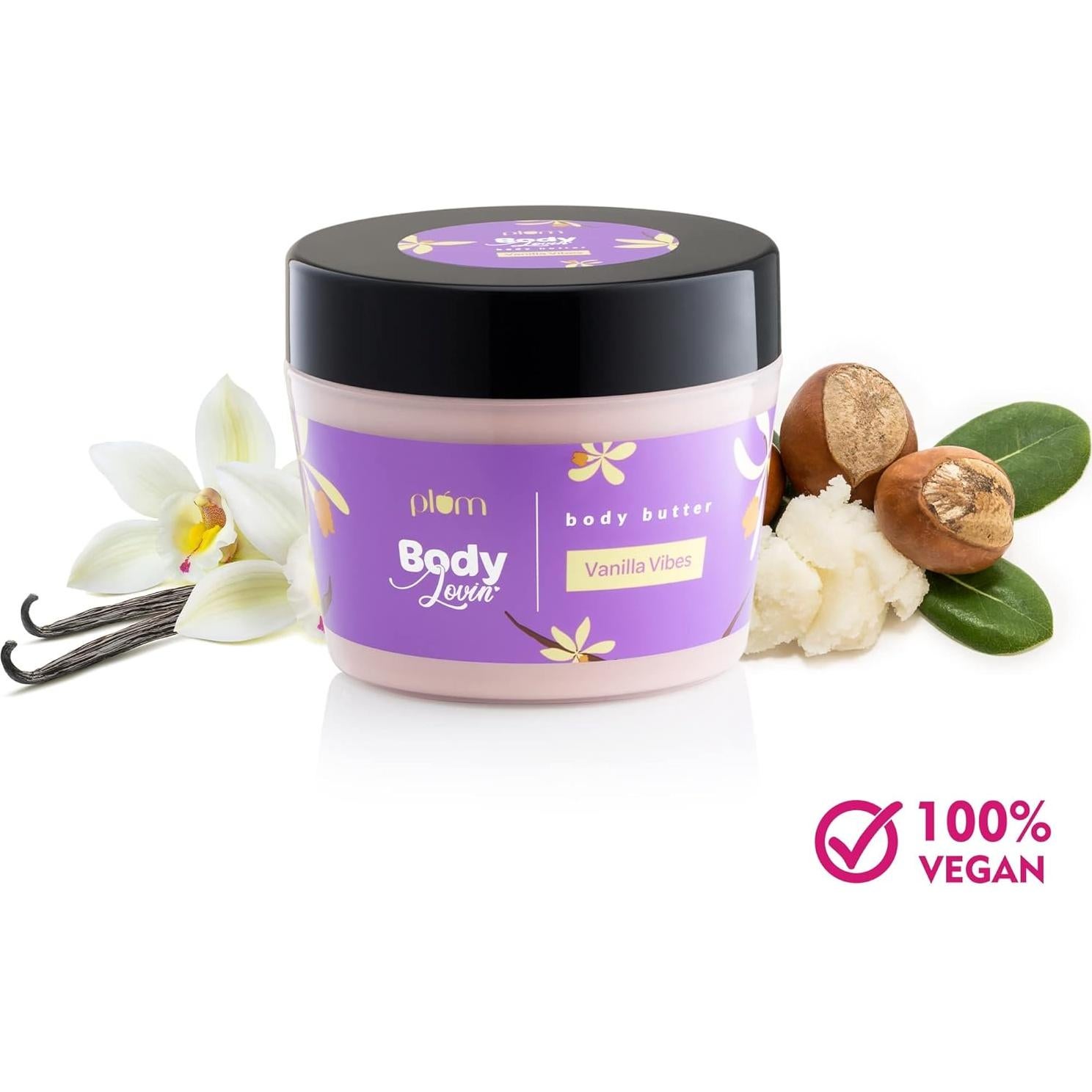 Manteca Corporal Hidratante Ciruela Vainilla 200g Vegana