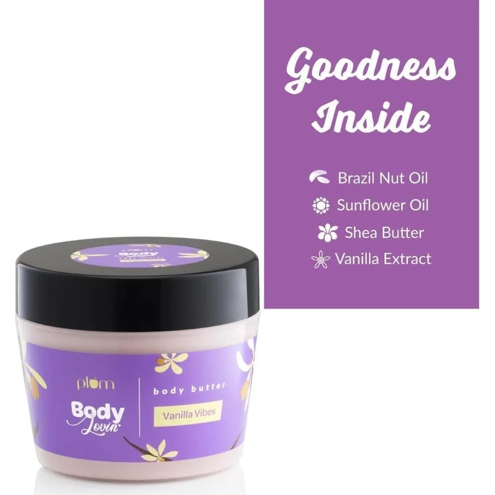 Manteca Corporal Hidratante Ciruela Vainilla 200g Vegana