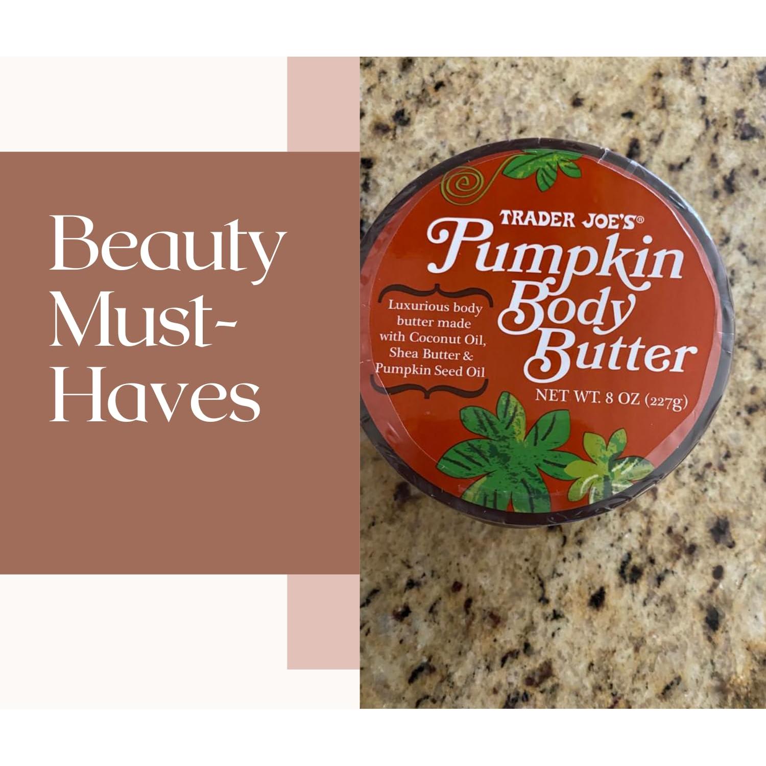 Manteca Corporal de Calabaza Trader Joe's 2x226.8g