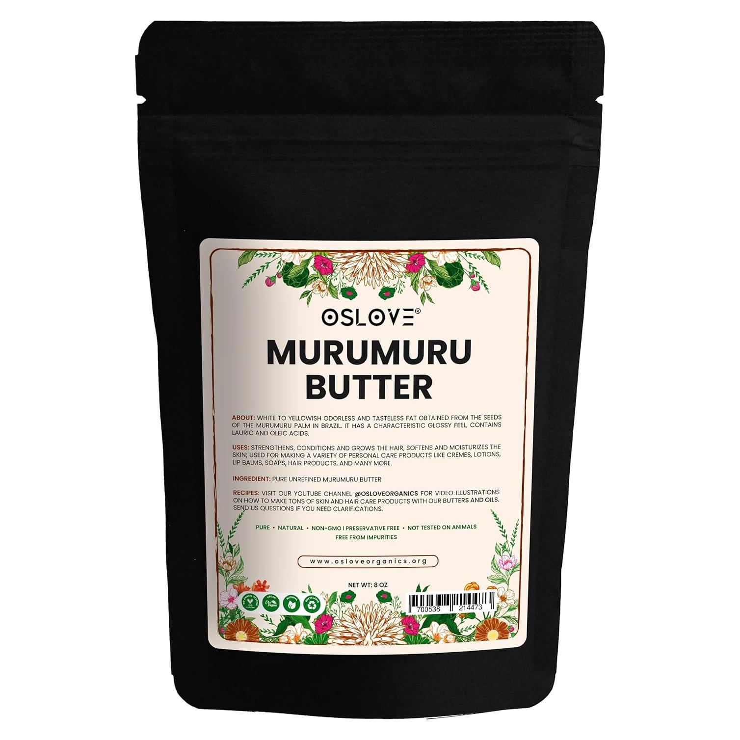 Mantequilla de Murumuru Pura OSLOVE ORGANICS 226g Hidratante