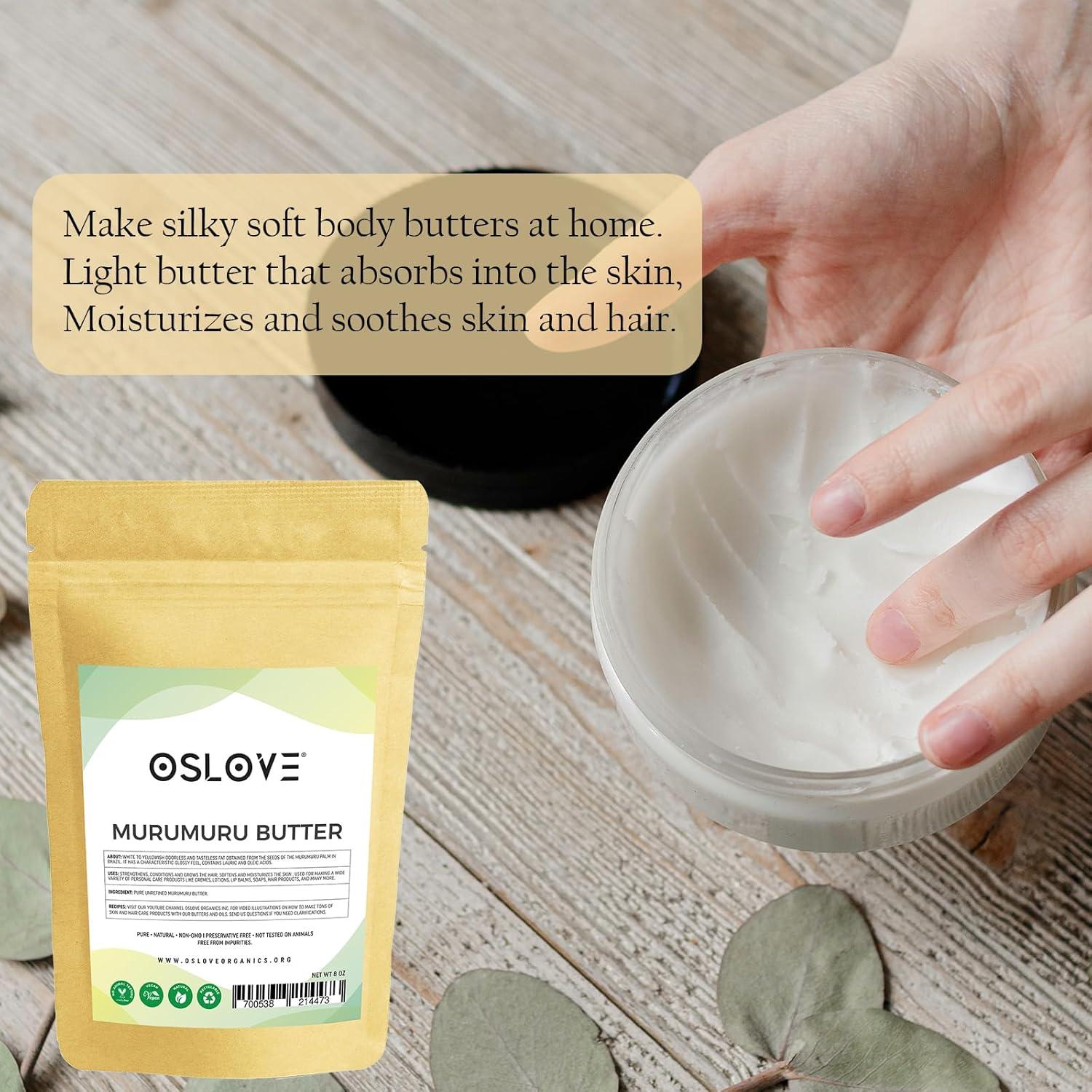 Mantequilla de Murumuru Pura OSLOVE ORGANICS 226g Hidratante