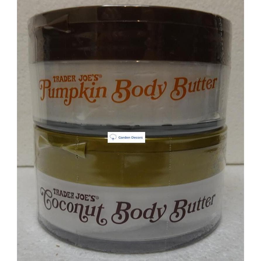 Mantequilla Corporal Trader Joe's Calabaza y Coco 454g (2 Tarros)