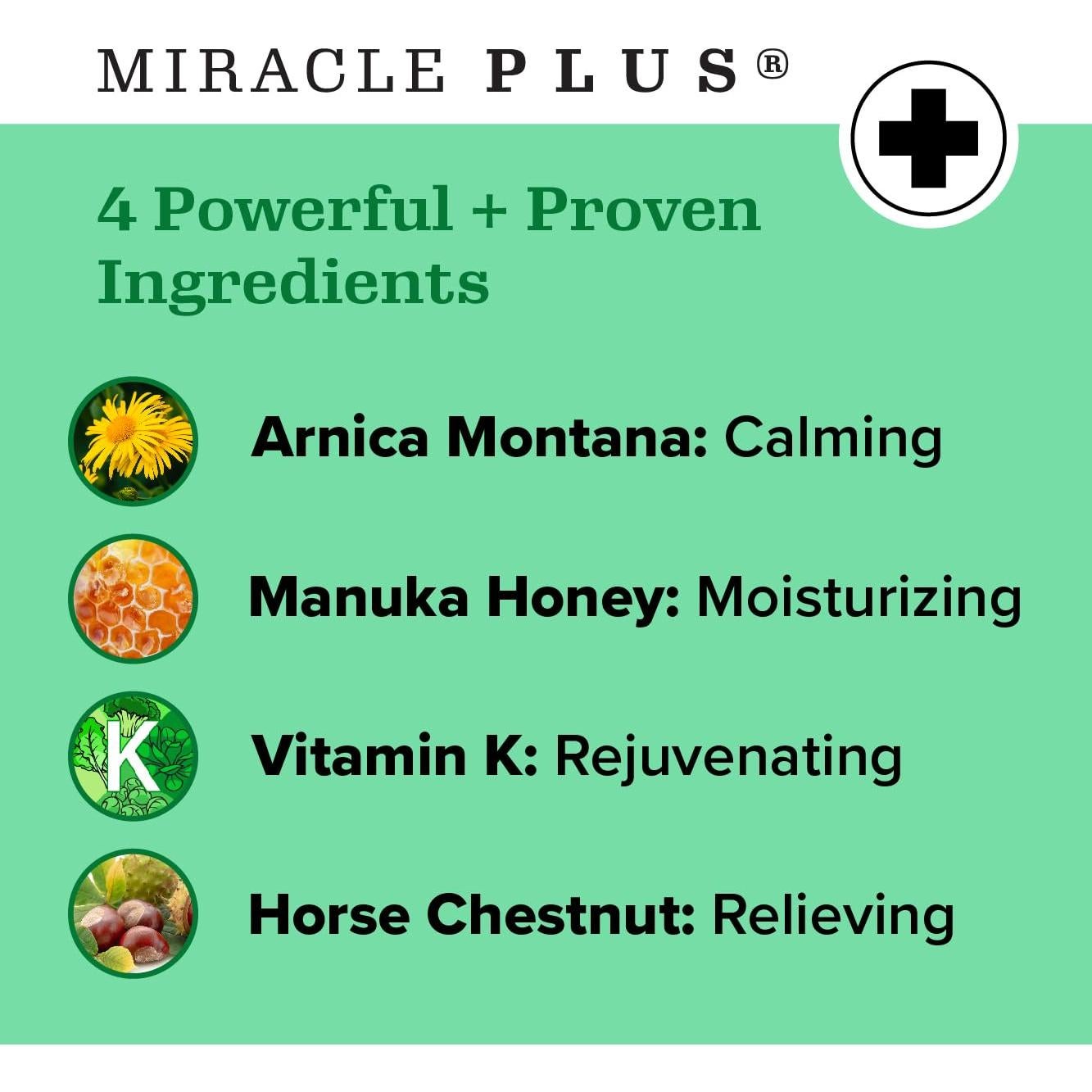 Gel Corporal para Moretones Miracle Plus Arnica 113.4 g