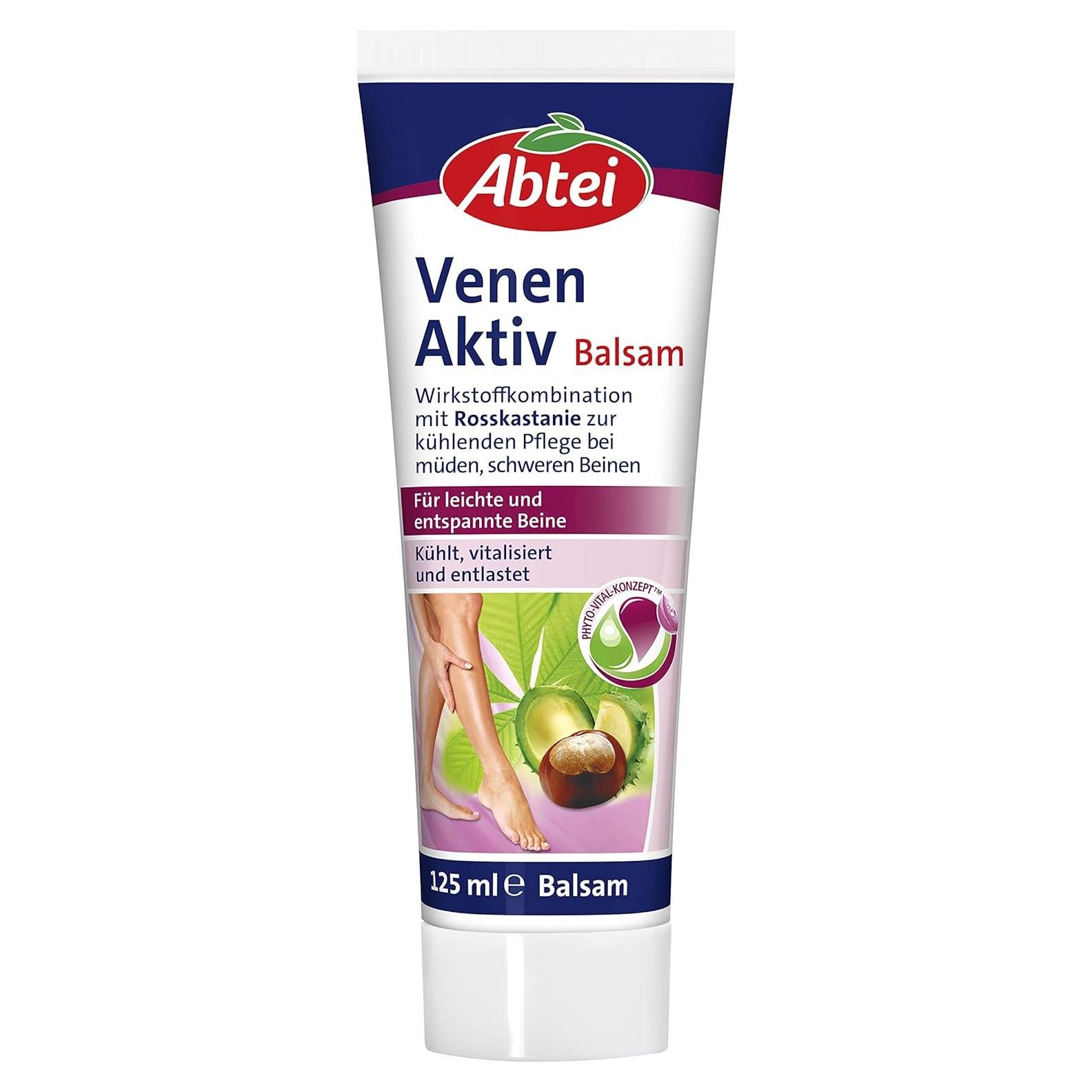 Bálsamo Activo para Venas Abtei 125 mL - Castaño de Indias