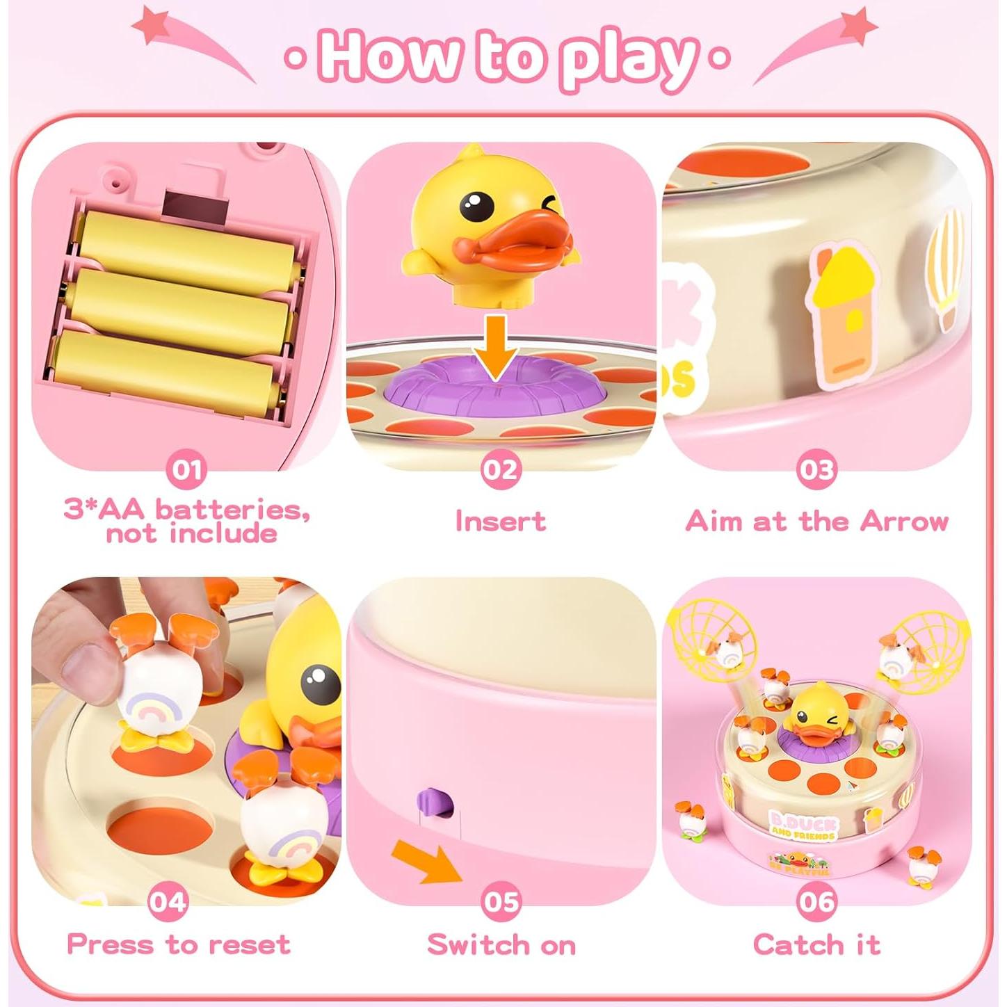 Juego B.Duck Cumpleaños Giratorio para Niños 3 a 6 Años