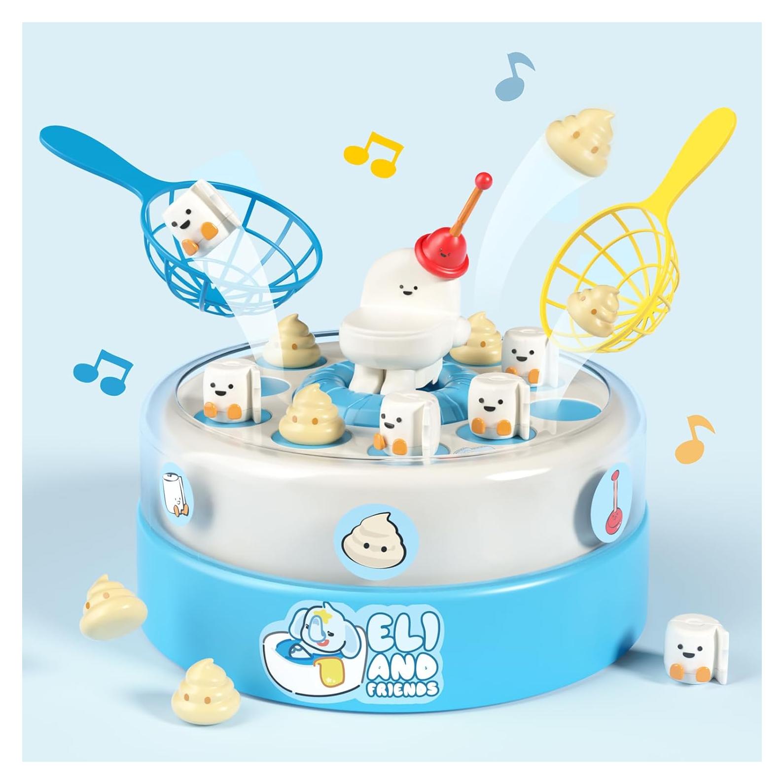 Juego de Mesa Inodoro Giratorio BLF FUN para Niños 3 a 6 Años