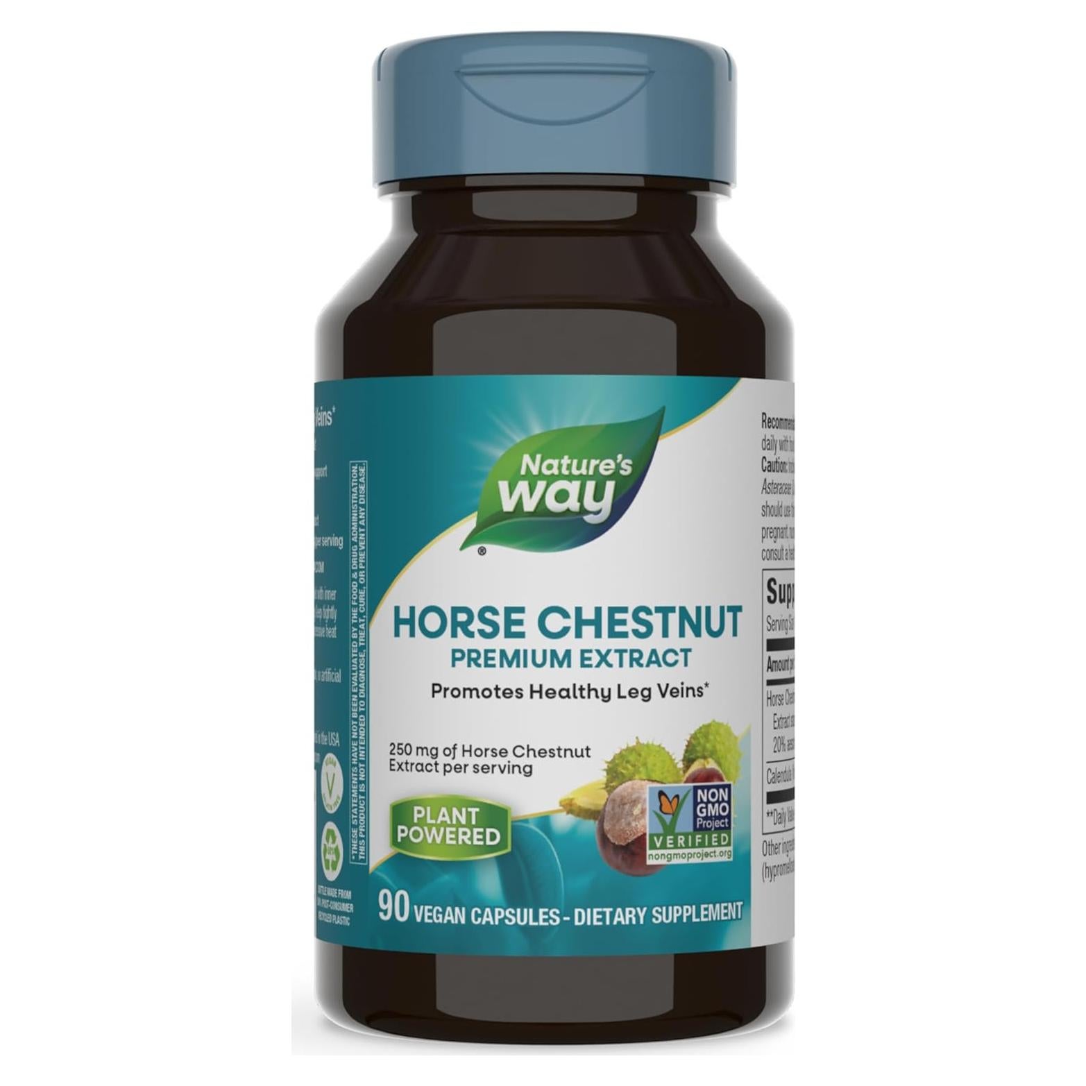 Extracto de Castaño de Indias Nature's Way 250 mg 90 Cápsulas Veganas