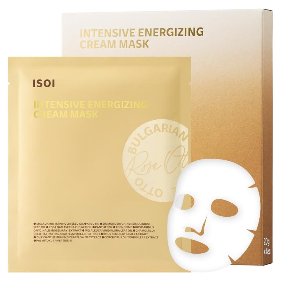 Mascarilla de Tela ISOI Energizante para Elasticidad y Hidratación