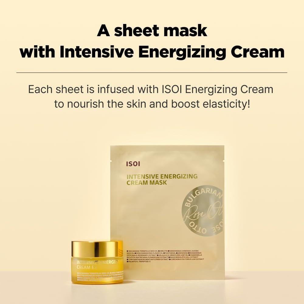 Mascarilla de Tela ISOI Energizante para Elasticidad y Hidratación
