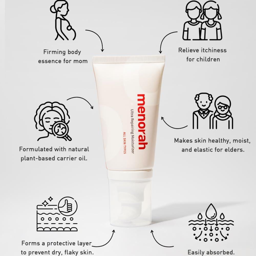 Menorah Skincare Set Hidratante Ultra Reparador 45g