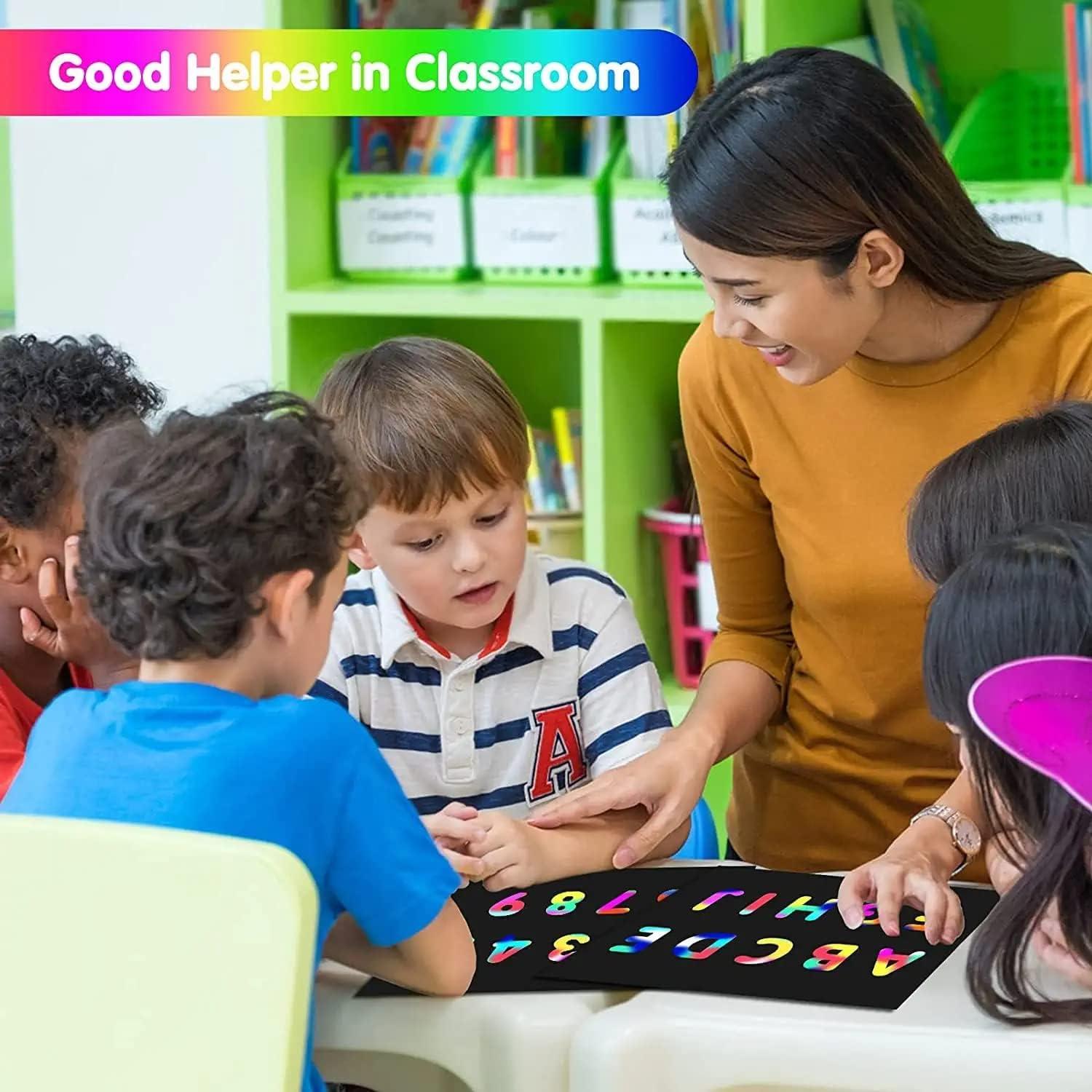 Conjunto de Arte Rascable Smasiagon 60 Piezas para Niños