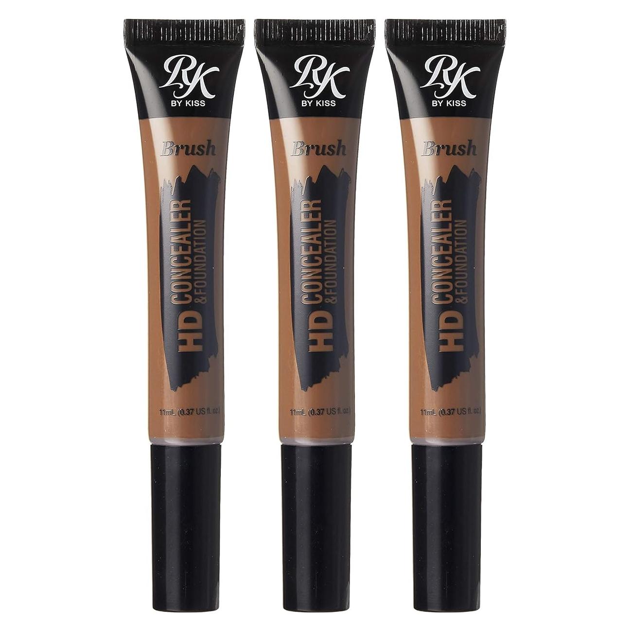 Corrector 4-en-1 Ruby Kisses Castaño Paquete de 3