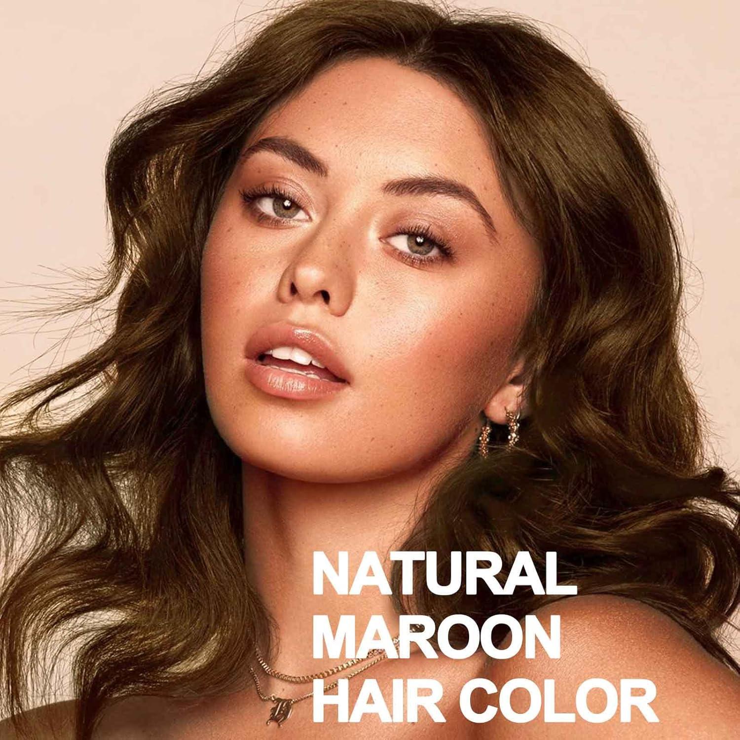 Champú para Teñir Cabello Castaño Claro Onilyua 500ml 3 en 1