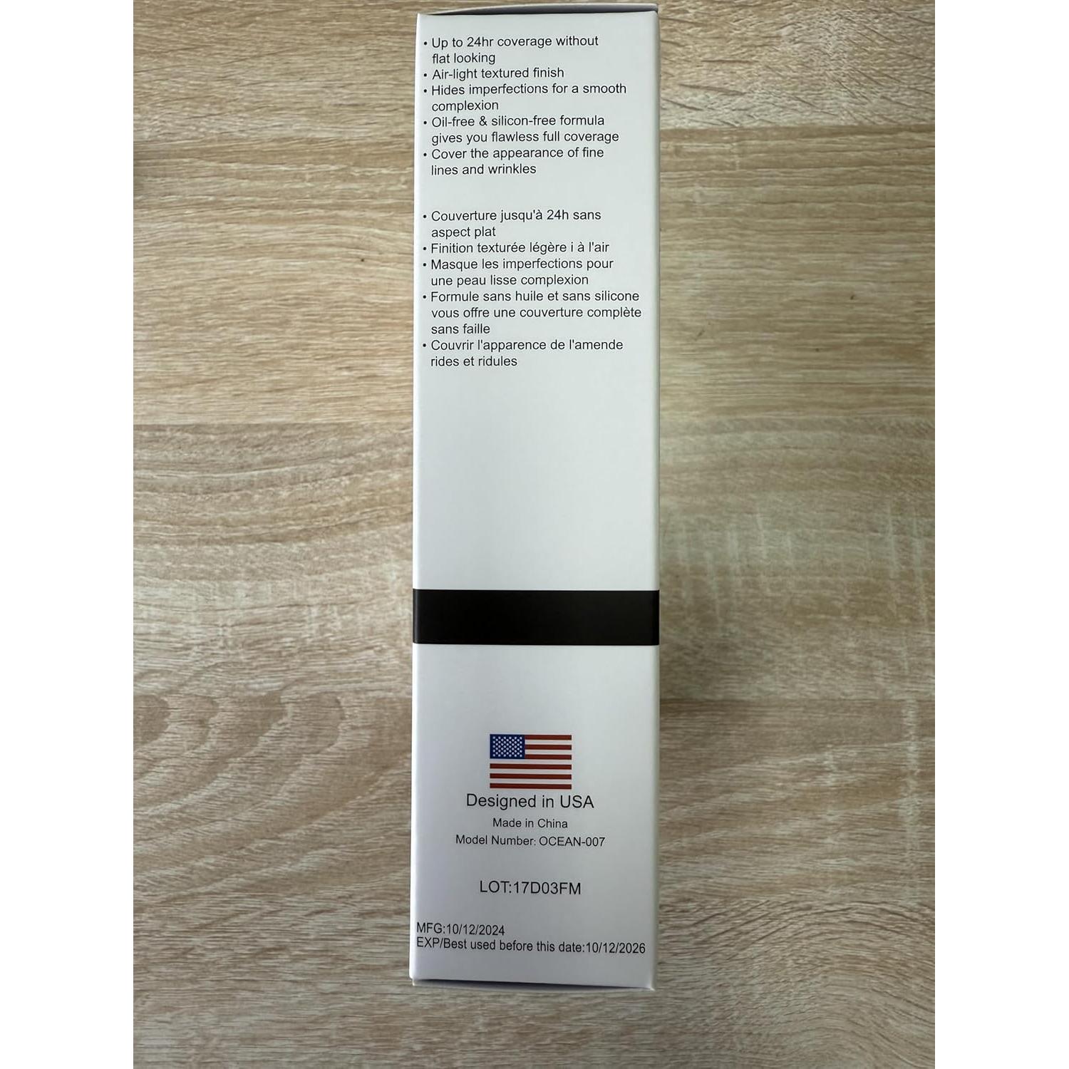 Set de Maquillaje PHOERA - Base, Polvo, Corrector y Brochas