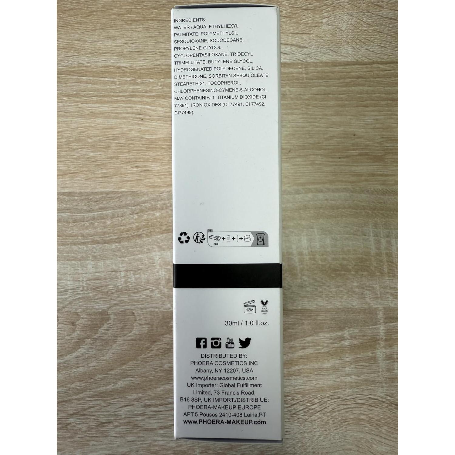 Set de Maquillaje PHOERA - Base, Polvo, Corrector y Brochas