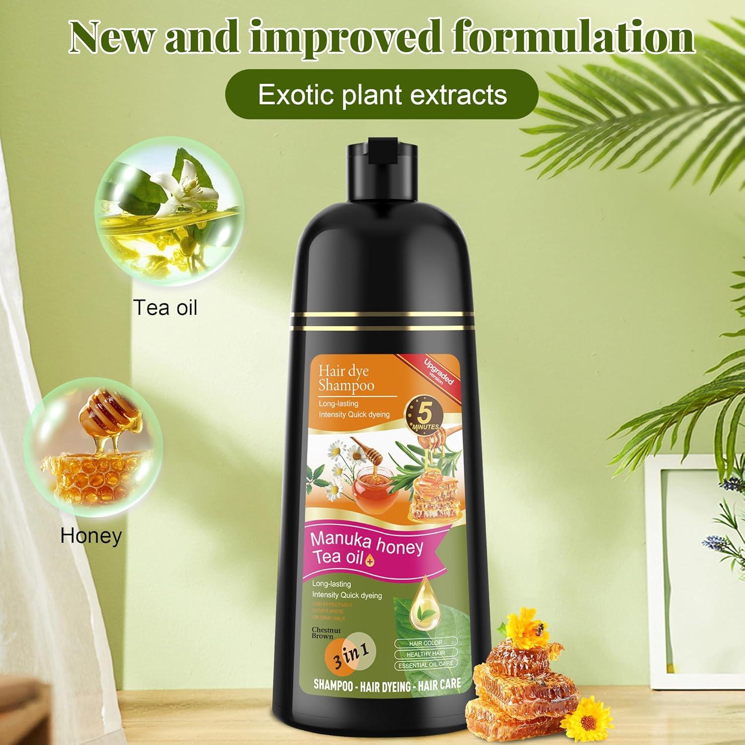 Champú Colorante Castaño Claro 3 en 1 Zenithglo 520 ml