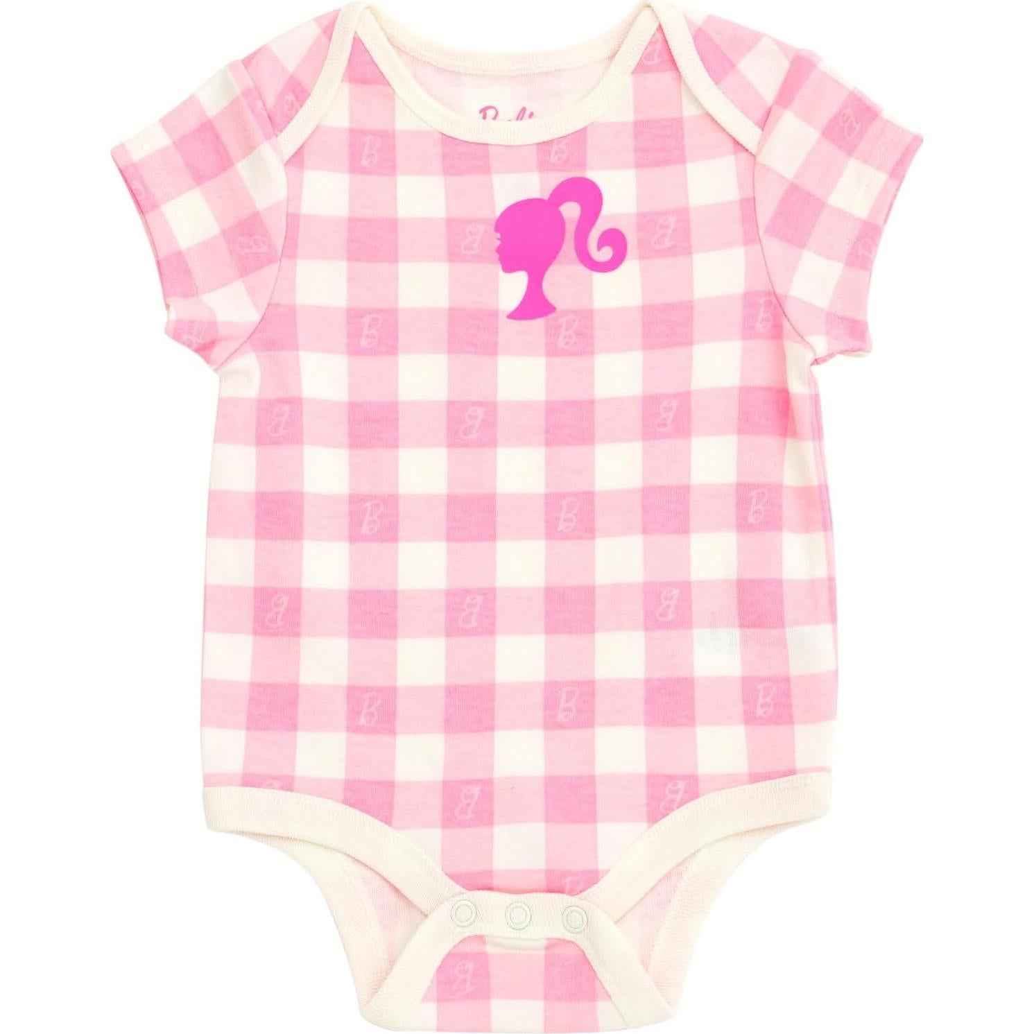Body para Bebé Barbie Paquete de 3 Tallas 0-24 Meses