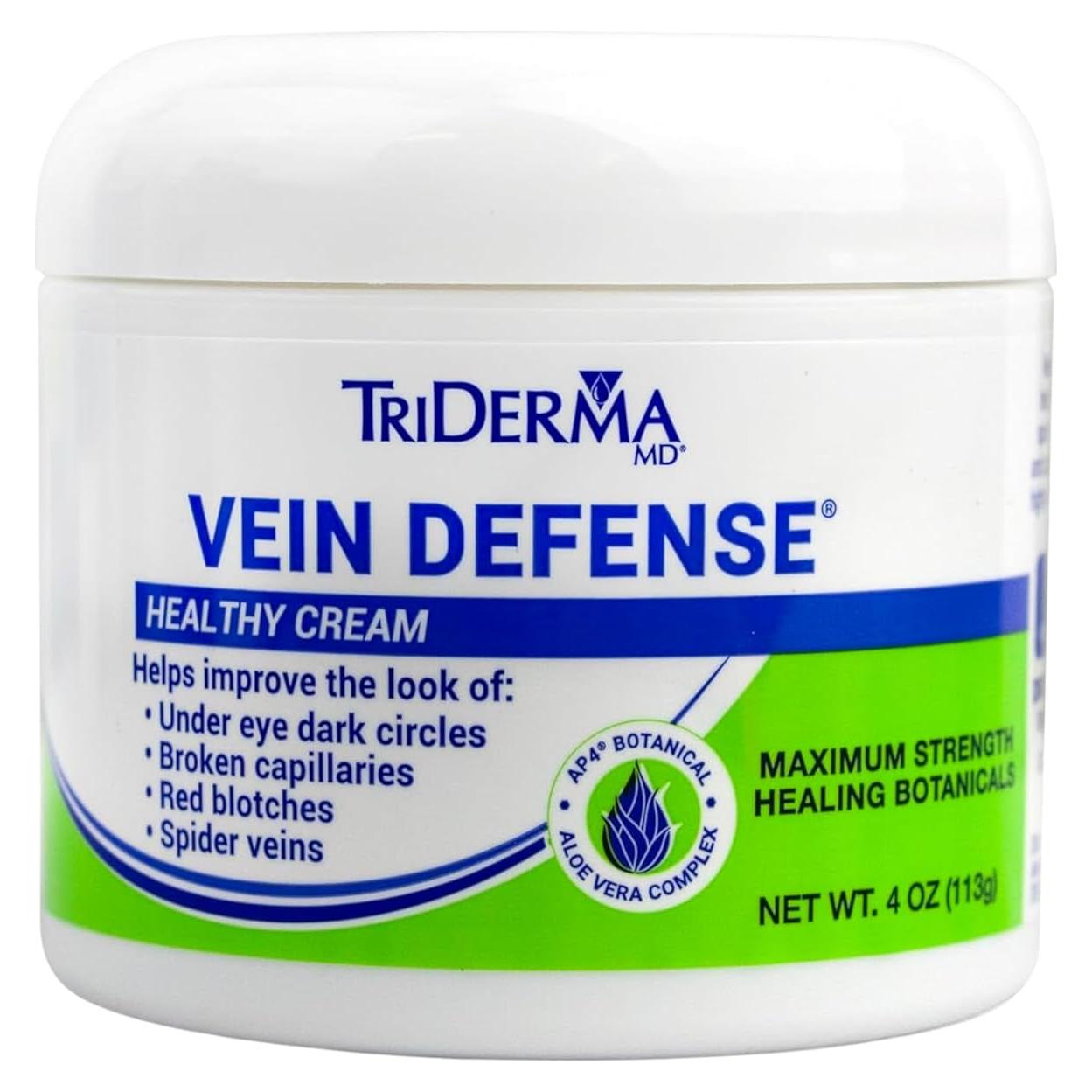 Crema Vein Defense TriDerma 113.4 g - Alivio Venas Araña