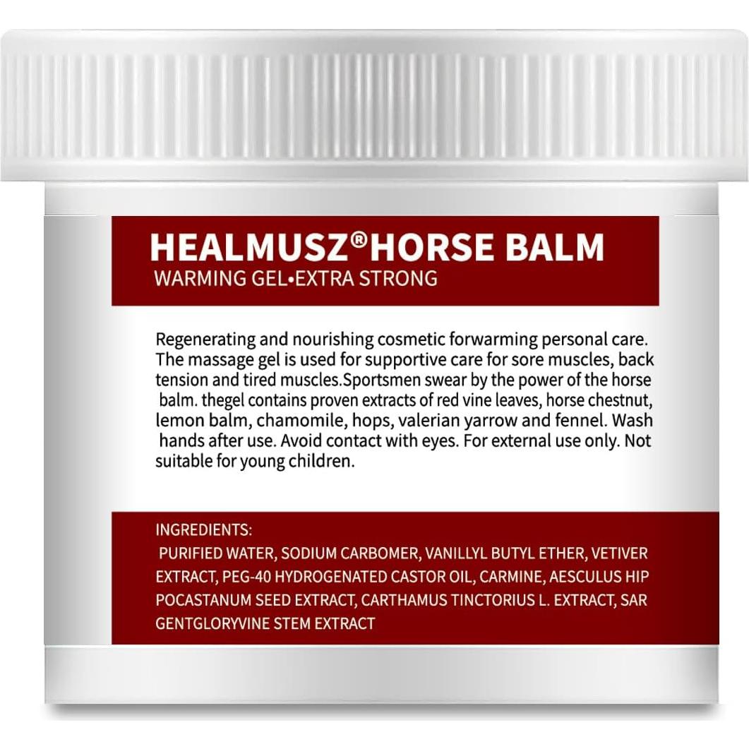 Gel de Masaje Calentador Pferdebalsam 250 g para Músculos y Articulaciones
