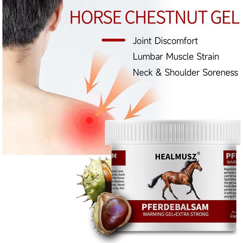 Gel de Masaje Calentador Pferdebalsam 250 g para Músculos y Articulaciones